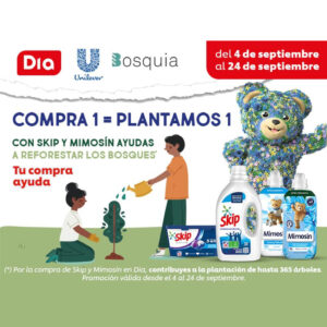 Dia se une al proyecto de reforestación impulsado por Unilever y Bosquia.