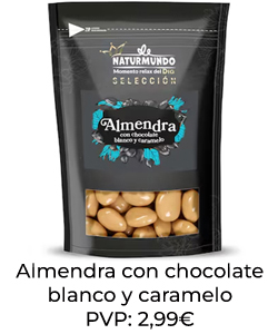 Surtido de Navidad Dia Almendra con chocolate blanco y caramelo