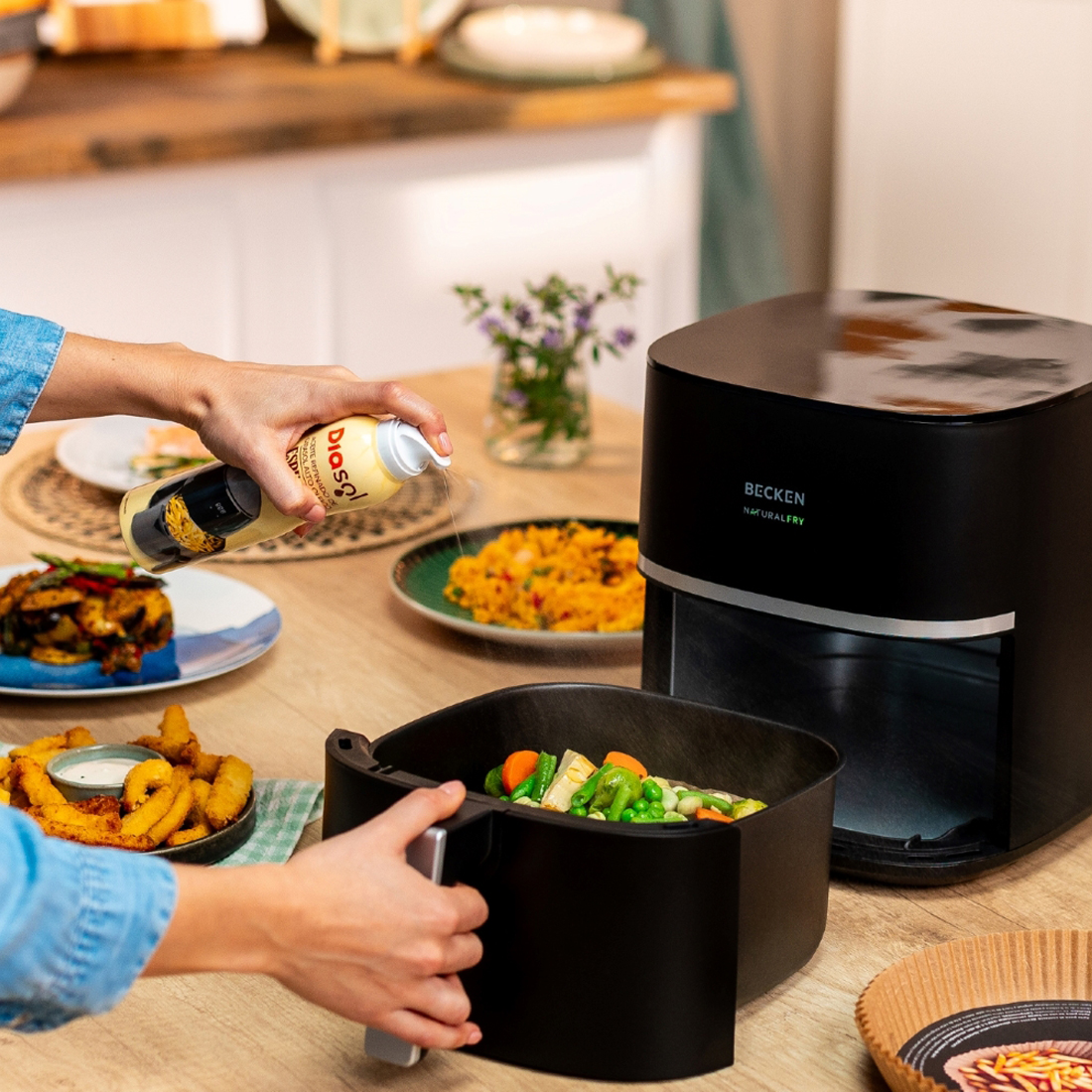 Dia lanza su nueva gama con cerca de 100 referencias de productos especialmente diseñados para AirFryer