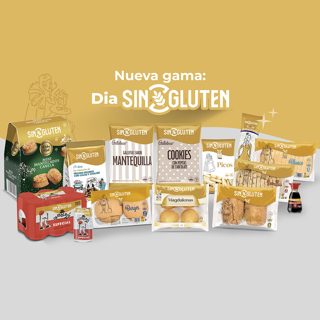 Productos sin gluten Dia